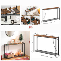 Brand new console entryway sofa tables at clearance sale