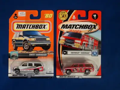 MATCHBOX CHEVY SUBURBAN LOT OF 2, View more