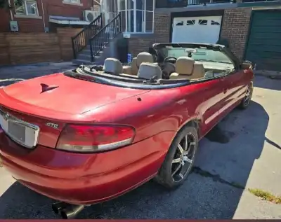 Chrysler Sebring 02, motor& transmission ok. Good for this summer, parked 2 years i need space As is...