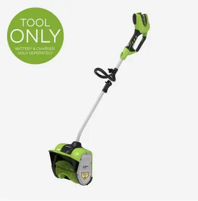 GREENWORKS 40V ELECTRIC CORDLESS SNOW SHOVEL, View more