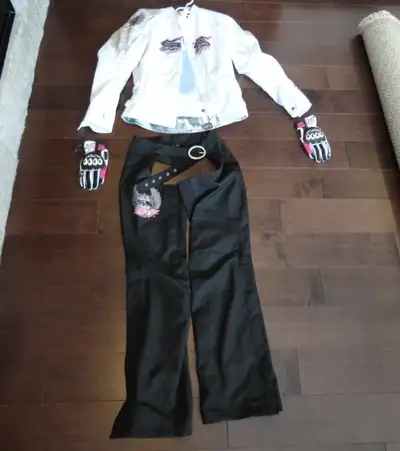 Womens XS Speed &Strength Motorcycle Jacket and Chaps, View more