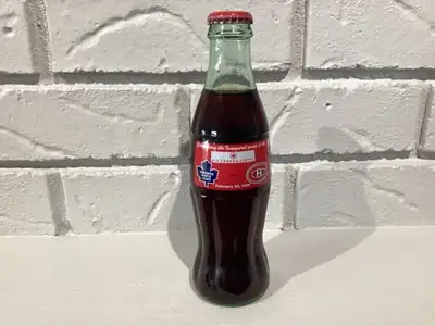 Montreal Canadiens vs Toronto Maple Leafs Coke Bottle, View more
