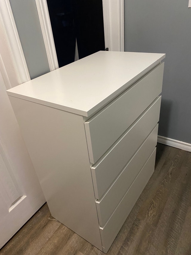 White Ikea MALM Dresser Dressers & Wardrobes St. Catharines Kijiji