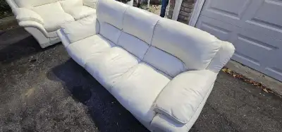White Sofa and Loveseat Set, View more