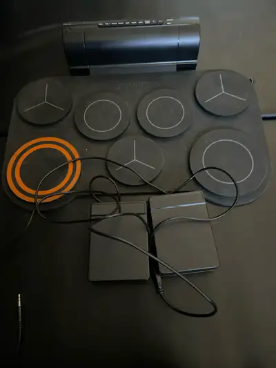  Electric drum pad with Pedals, View more