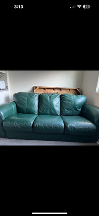 Three Seater Leather Couch