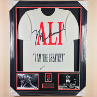 Muhammad Ali   Signed  Shirt Framed