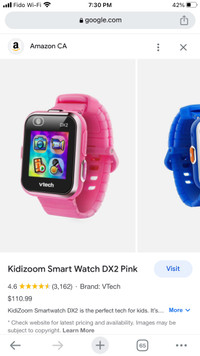 VTech Kids Smart Watch - Pink