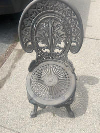 Metal chair 