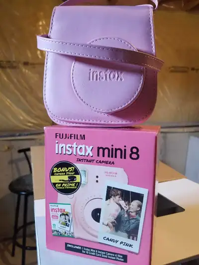 Fujifilm Instax Mini 8 and case, View more