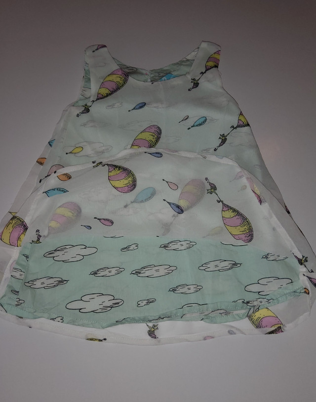 Dr Seuss Sweet Baby Girl Dress with Lining, Size 12 Months in Clothing - 9-12 Months in Truro - Image 2