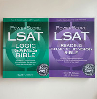 LSAT Powerscore Logic Games and Reading Comprehension Bibles