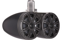 Kicker 45KMTDC65Dual 6-1/2" wakeboard tower speakers Black