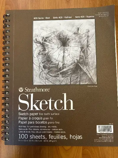 Strathmore Sketch Paper 9”x12” 100 Sheets 400 series, View more