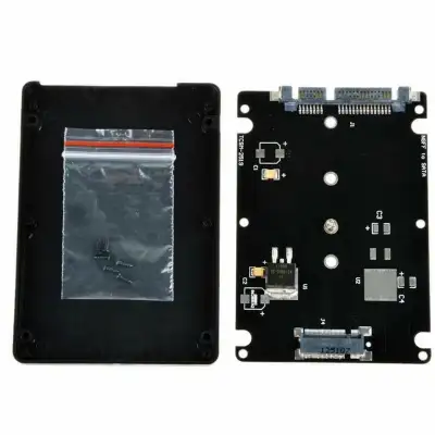M.2 SATA SSD _ To _ 2.5" SATA ssd Enclosure Kit Only 10 Dollars, View more
