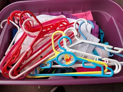 Childrens plastic hangers, View more