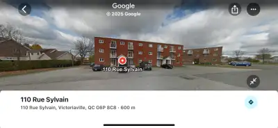 appartement 2 1/2 libre 1 août