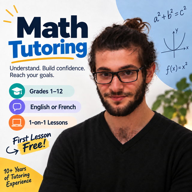 Experienced Math Tutor - Free Trial - $35/hr