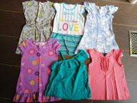 Girl's Summer Dresses, Tunics & Tank Tops (Size 7-8) - 14 pieces