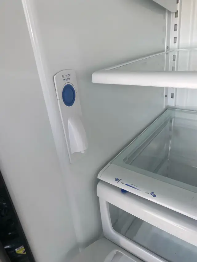 French door fridge, bottom freezer, water filter and ice machine63384462148353124