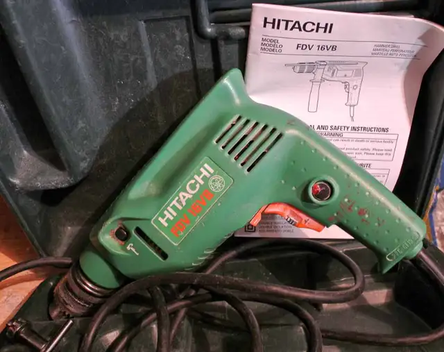 Hitachi hammer drill - corded in Power Tools in Cambridge - Image 2