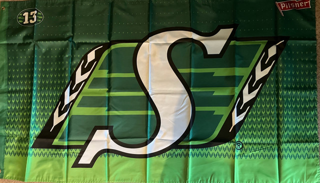  Very rare Saskatchewan Roughrider, Pilsner flags    in Arts & Collectibles in Moose Jaw