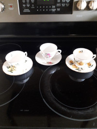 Set of 3 Teacups