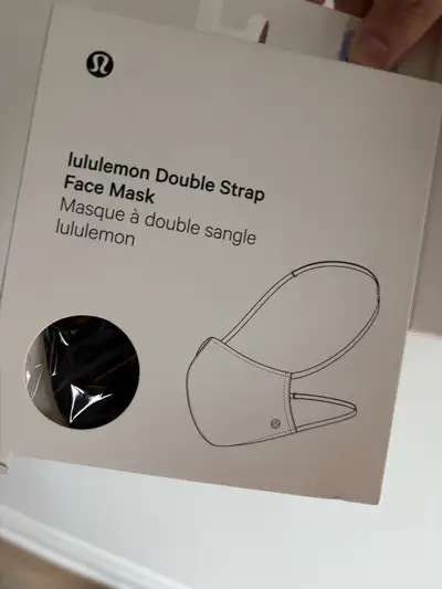 Lululemon Face Mask - Black new condition, View more
