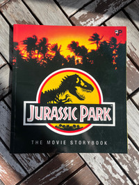Vintage Jurassic Park Movie Storybook 1993