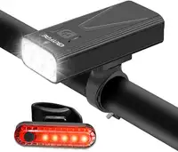 Super Bright USB Rechargeable Bike Light Set, Bike Headlight