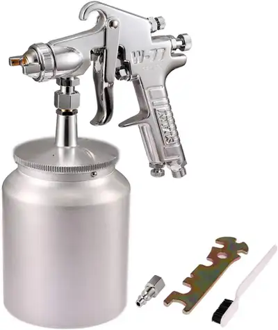 Professional Pneumatic Tool R77 Spray Gun with 1000cc Cup 2.5mm, View more