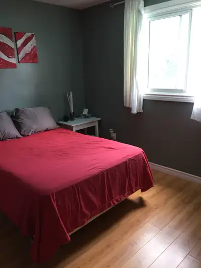 Clean room for rent on the main floor of a quiet west end bungalow. The fully furnished home comes w...