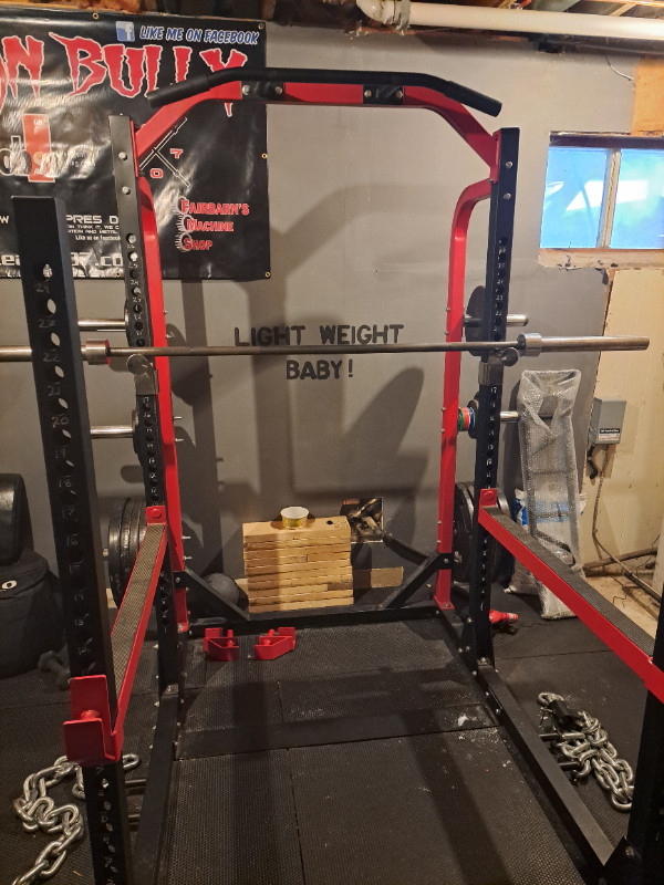 Amstaff squat rack. in Exercise Equipment in Thunder Bay - Image 2