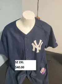 NY Yankees sz 2XL Baseball Jersey