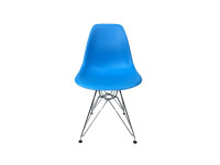 2 x BLUE EIFFEL SIDE CHAIR