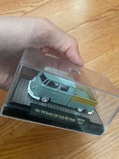 M2  1961 VW Double Cab Truck USA Model 1/64, View more