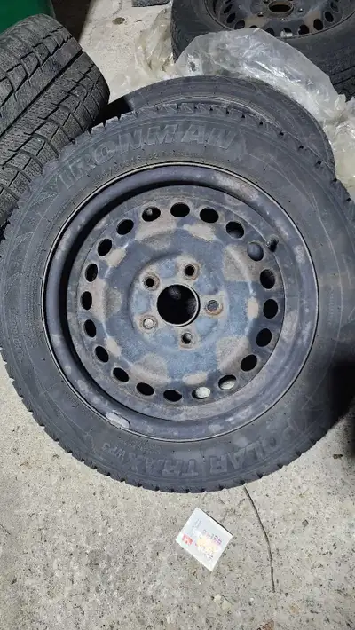 4 winter Tires on Rim Came off from Honda civic 2013 This is extra set of tires I have. Need to get...