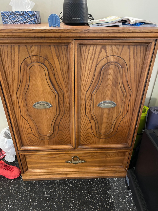 Solid Wood Armoire  in Dressers & Wardrobes in Vernon