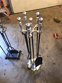 Wood stove tool racks