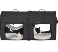 DREAMSOULE Portable Double Soft-Sided Pet Kennel - BN