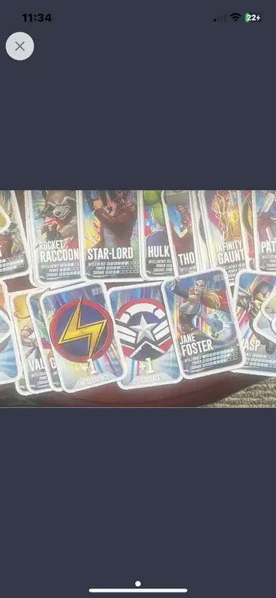 Full Complete Set Of Marvel Cards, View more