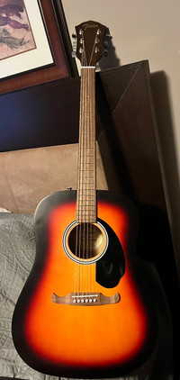 New Acoustic Fender guitar FA series 