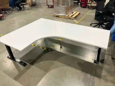 Height Adjustable L-Shaped Desk, View more