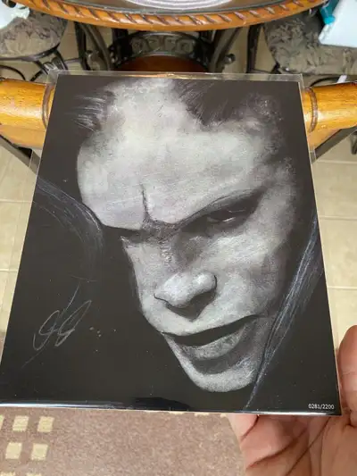 Brand new in protective sleeve. Never removed. Guaranteed mint condition. This 8” x 10” signed print...