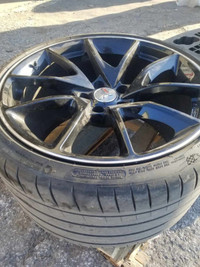 Used Corvette rims for sale OEM : Michelin Pilot 4S 275/30ZR19