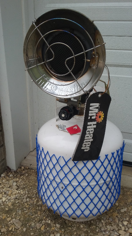 "Mr. Heater" Tank Top Heater in Fishing, Camping & Outdoors in Winnipeg