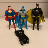 Kenner Superman and Batman figures