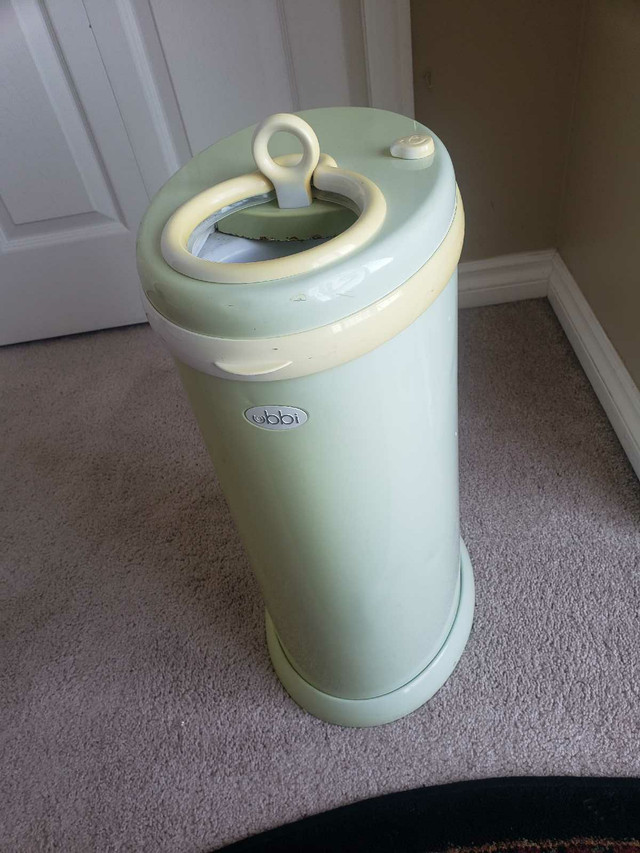 Diaper pail...some rust on the lid but functional  in Bathing & Changing in Calgary