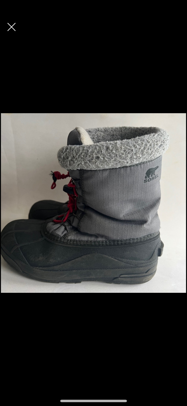 Boys size 6 Sorel Winter Boots  in Kids & Youth in Kingston