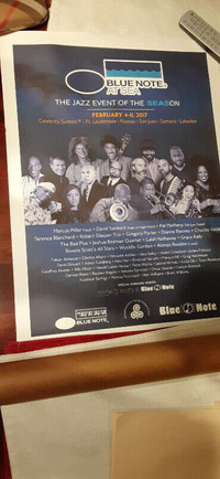 JAZZ ALL STAR EVENT BLUE NOTES POSTER